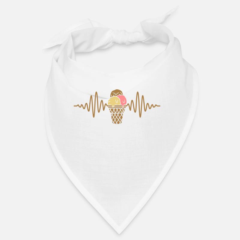 Fréquence Crème glacée 3 Boules de crème glacée Bandana