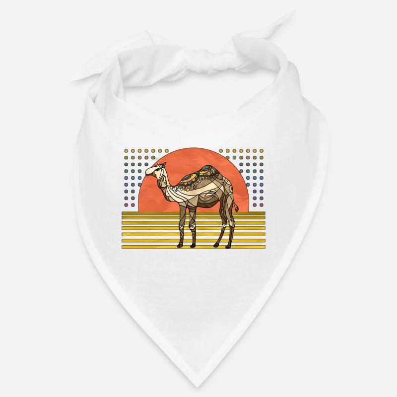 Kamel - Bandana - Weiß