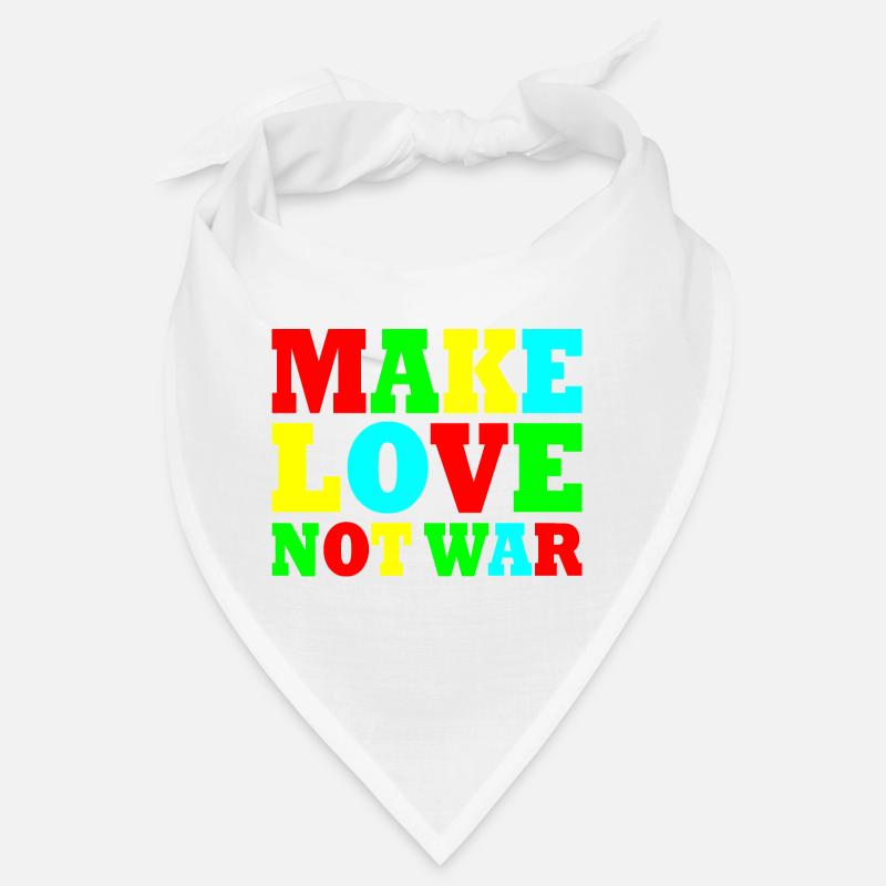 Make love not war Bandana