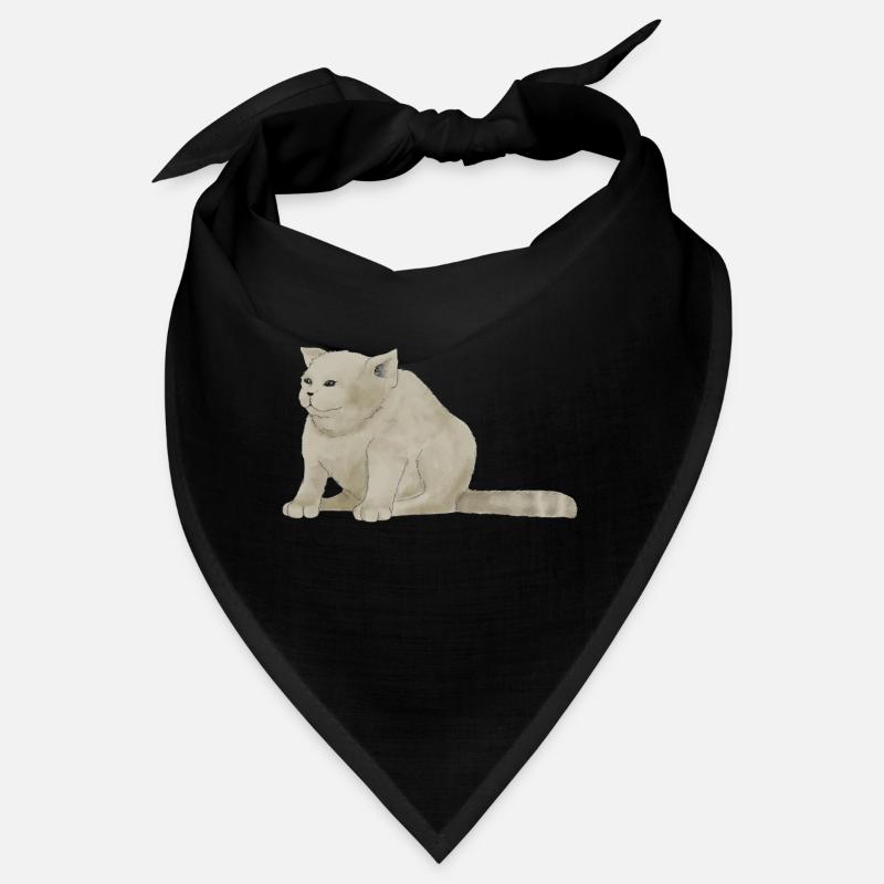 Gros chat gâté Bandana