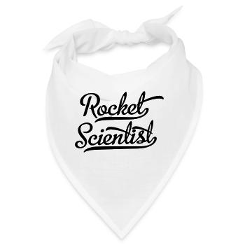 Rocket Scientist - Bandana - Weiß - Vorne