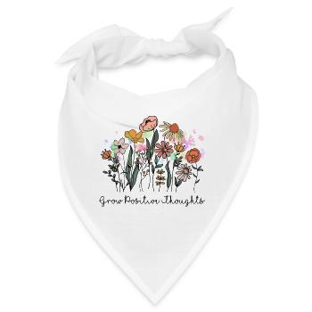 Entwickeln Sie positive Gedanken - Bandana - Weiß - Vorne