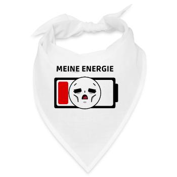 MEINE ENERGIE - Bandana - Weiß - Vorne