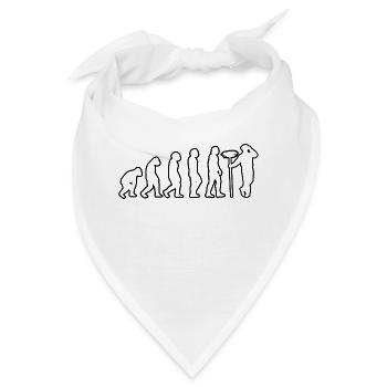 Schornsteinfeger Geschenk Kaminkehrer Essenkehrer - Bandana - Weiß - Vorne