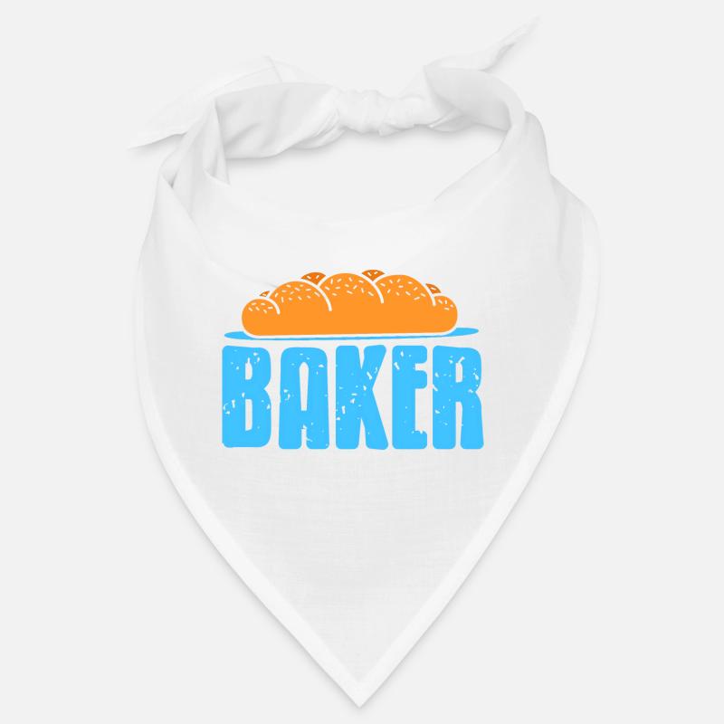 Awesome Retro BAKER Designs Baking Lovers T-Shirt Bandana