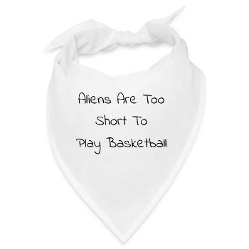 basketball heartbeat area 51 raid animal cool - Bandana - Weiß - Vorne