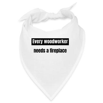 carpenter funny gift carpentry americas - Bandana - Weiß - Vorne