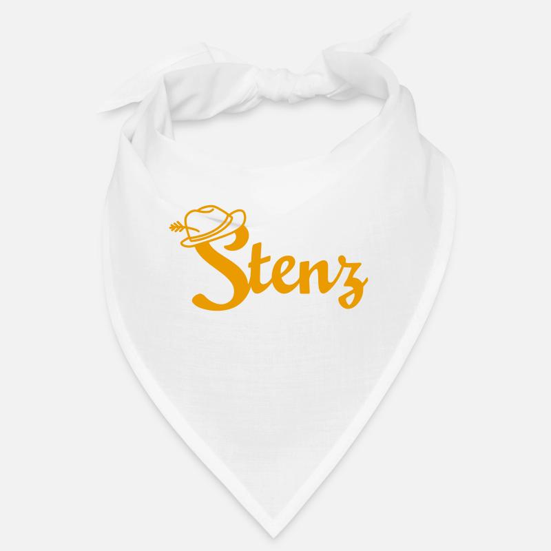 stenz gelb - Bandana - Weiß