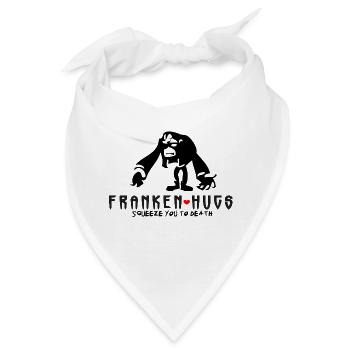 FRANKEN HUGS | SQUEEZE YOU TO DEATH <3 - Bandana - Weiß - Vorne