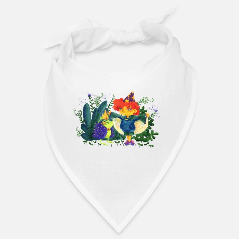 Ein Wunsch frei - Bandana - Weiß