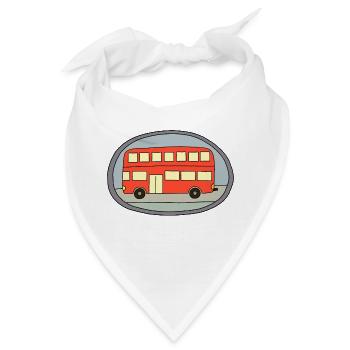 Bus Design - Bandana - Weiß - Vorne