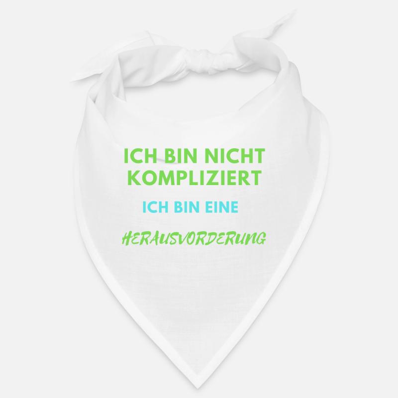 Ich BIN NICHT KOMPLIZIERT Bandana