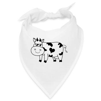 Cool Cow - Bandana - Weiß - Vorne