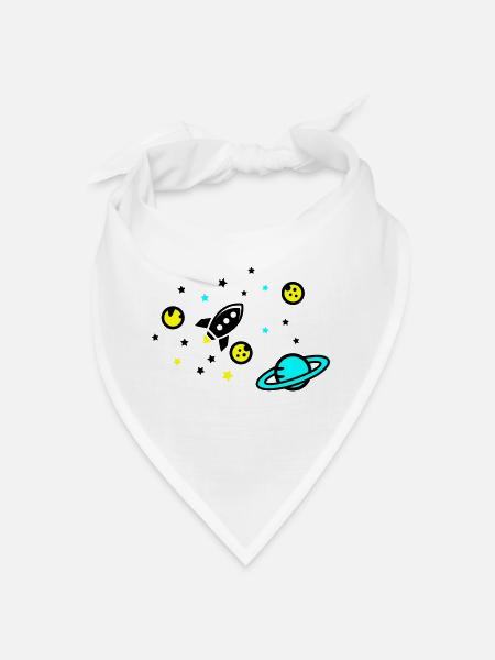 Universe - Bandana - white - Front
