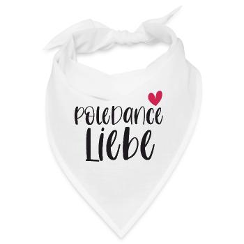 Pole Dance Tänzerin Poledancing Liebe Geschenk - Bandana - Weiß - Vorne