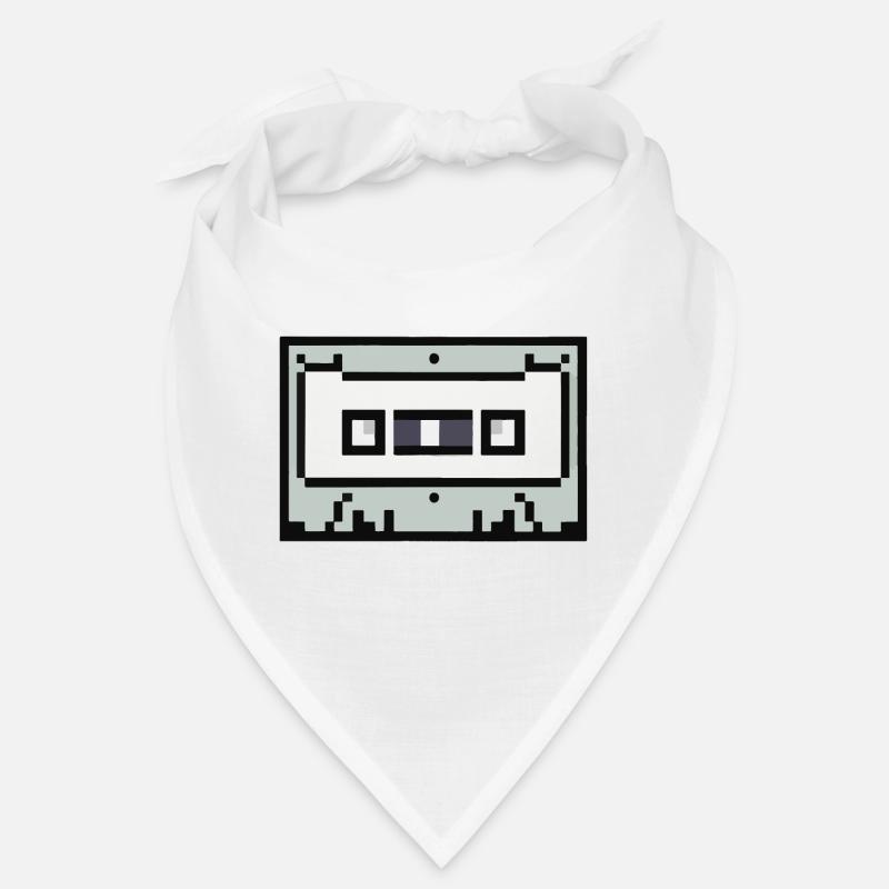Kassette Verpixelt Retro Geschenkidee Bandana