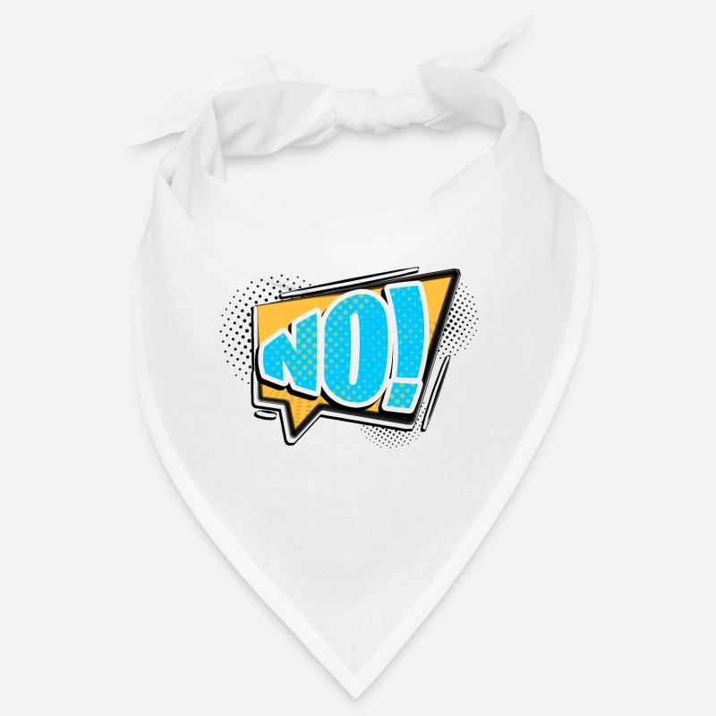 Nein! Comic Style Bubble Graffiti Schriftzug Bandana