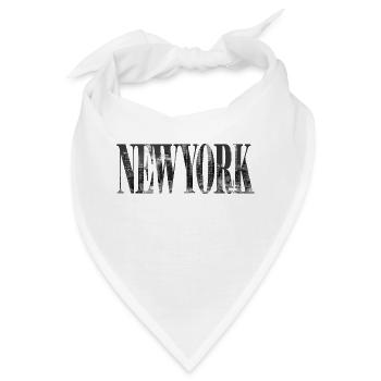 New York - Bandana - Weiß - Vorne