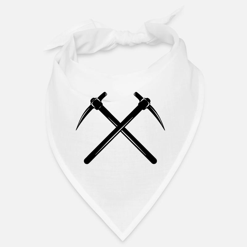 Two pickaxes crossed Bandana