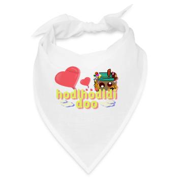 Bayerisch Lustig - Bandana - Weiß - Vorne