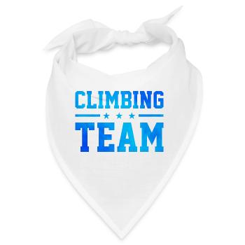 Climbing Team Climbing Bouldering Rock Climber Mou - Bandana - Weiß - Vorne