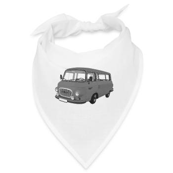 Barkas B1000 Bus DDR Chemnitz Sachsen Oldtimer - Bandana - Weiß - Vorne