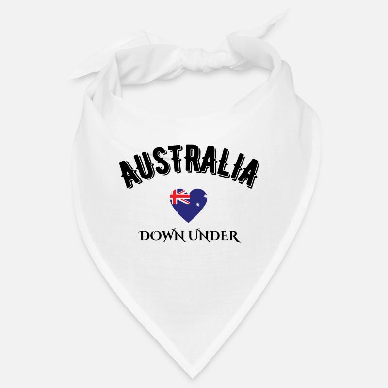 australia down under - Bandana - blanc