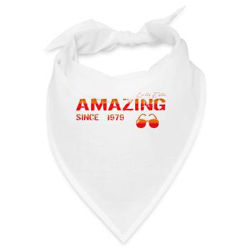 Amazing since 1979 - Bandana - Weiß - Vorne