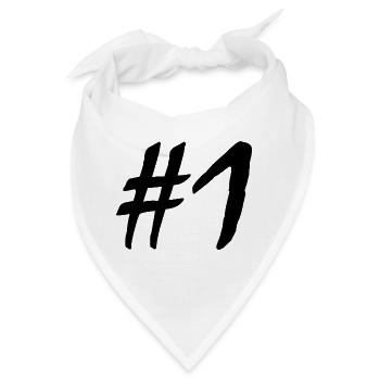 #1 - Bandana - Weiß - Vorne