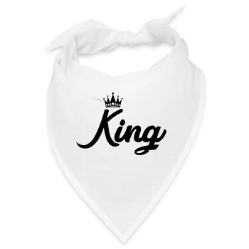 King - Bandana - Weiß - Vorne