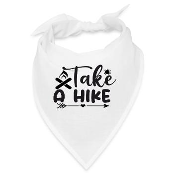 Take A Hike - Bandana - Weiß - Vorne