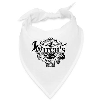 Die Infusion der Hexe - Küchendekor - Bandana - Weiß - Vorne