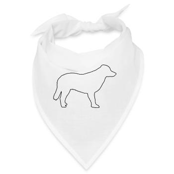 Dog - Bandana - Weiß - Vorne