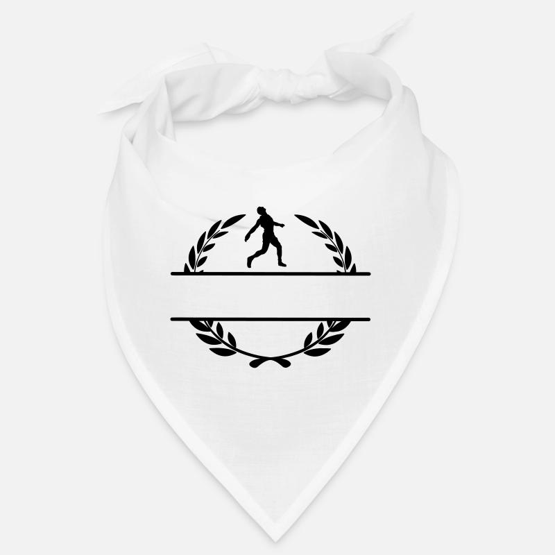 Lanceur de disque, vainqueur en couronne de laurier Bandana