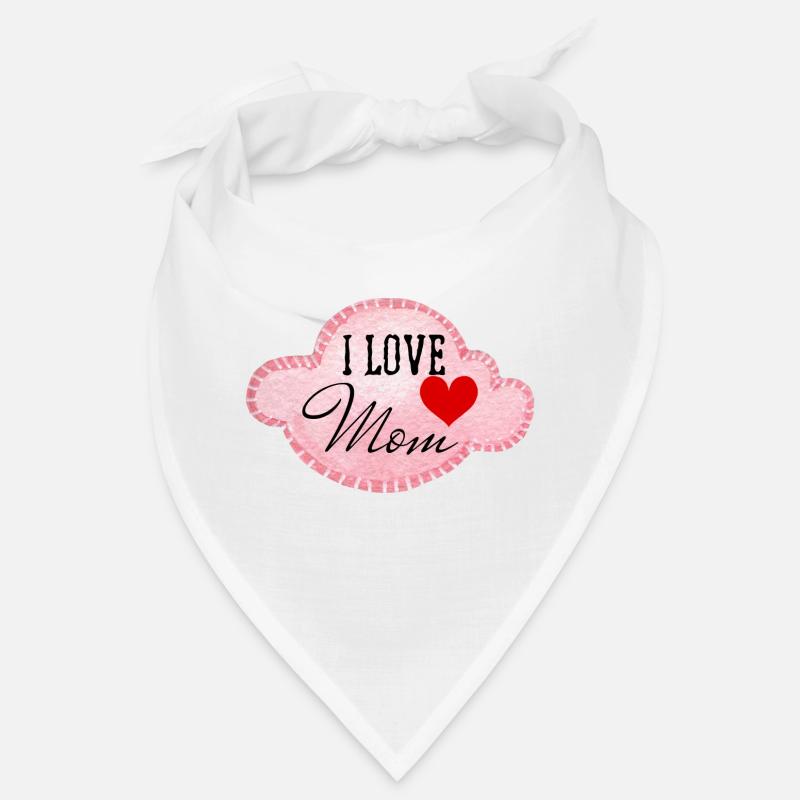 J’aime maman - Bandana - blanc