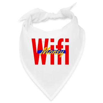 Wifi Money - Bandana - Weiß - Vorne