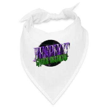 geek spaceship scifi sayings funny sayings - Bandana - Weiß - Vorne