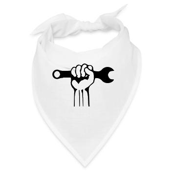 hand werkzeug - Bandana - Weiß - Vorne