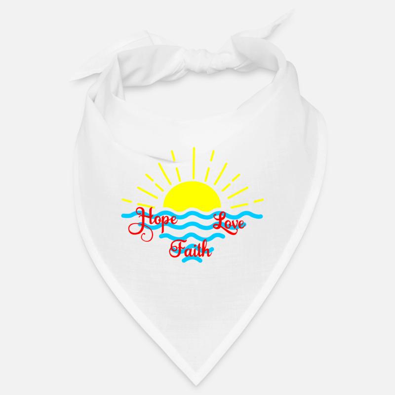 coucher de soleil mer foi espoir amour Bandana