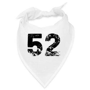 52 - Bandana - Weiß - Vorne