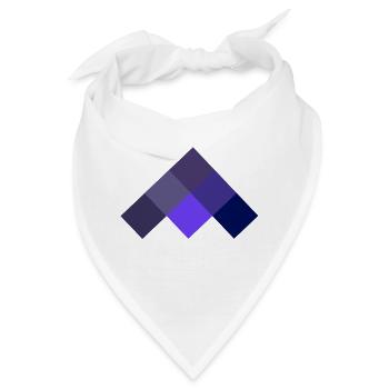 Geometrisch - Bandana - Weiß - Vorne