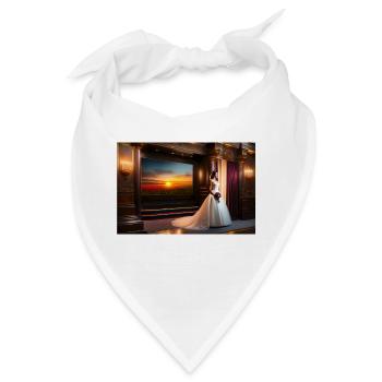 Prinzessin - Bandana - Weiß - Vorne