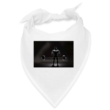 Weight training barbell - Bandana - Weiß - Vorne