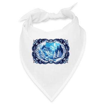 Verlorene kalte Tage - Bandana - Weiß - Vorne