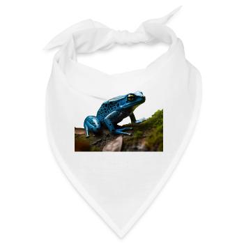 Pfeilgiftfrösche werden von Indigenen benutzt - Bandana - Weiß - Vorne