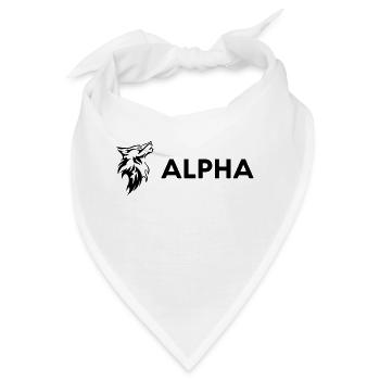 Alpha - Bandana - Weiß - Vorne