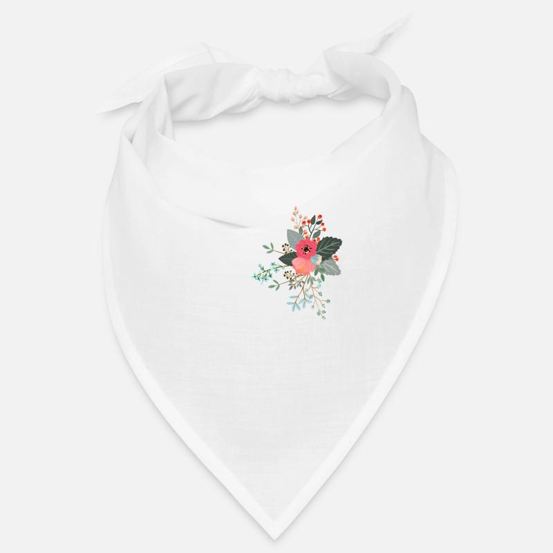 Buchstabe v Blumen Bandana