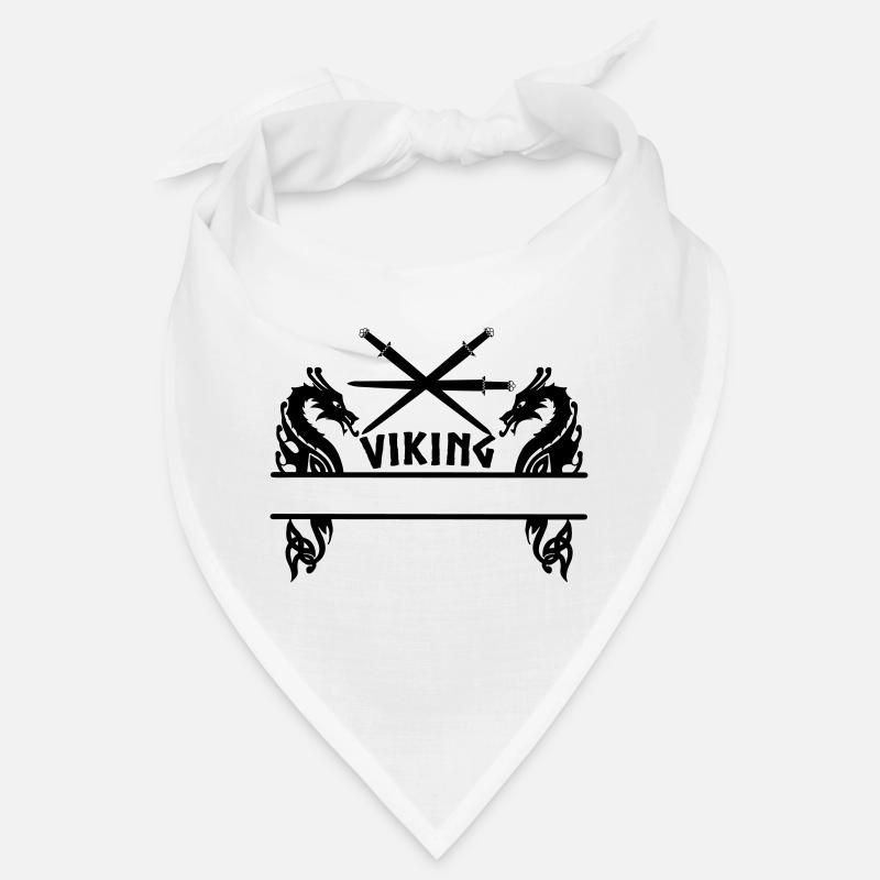 Viking Three Swords Two Dragons Viking Bandana