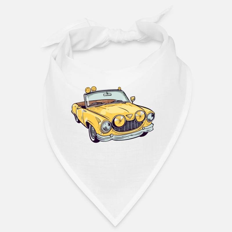 Cabriolet jaune Bandana