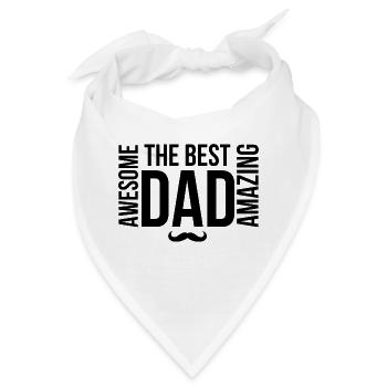 Toller Papa - Bandana - Weiß - Vorne